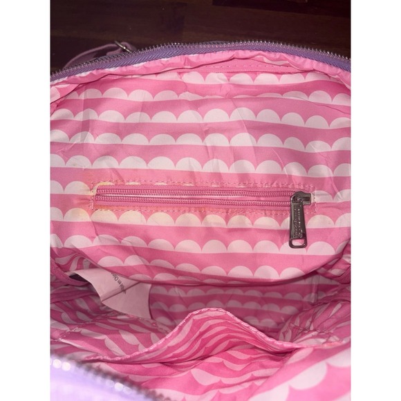 Loungefly Disney Daisy Duck AOP Sensational 6 Canvas Mini Backpack - Picture 10 of 12